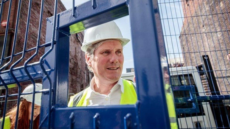 Sir Keir Starmer in Sheffield