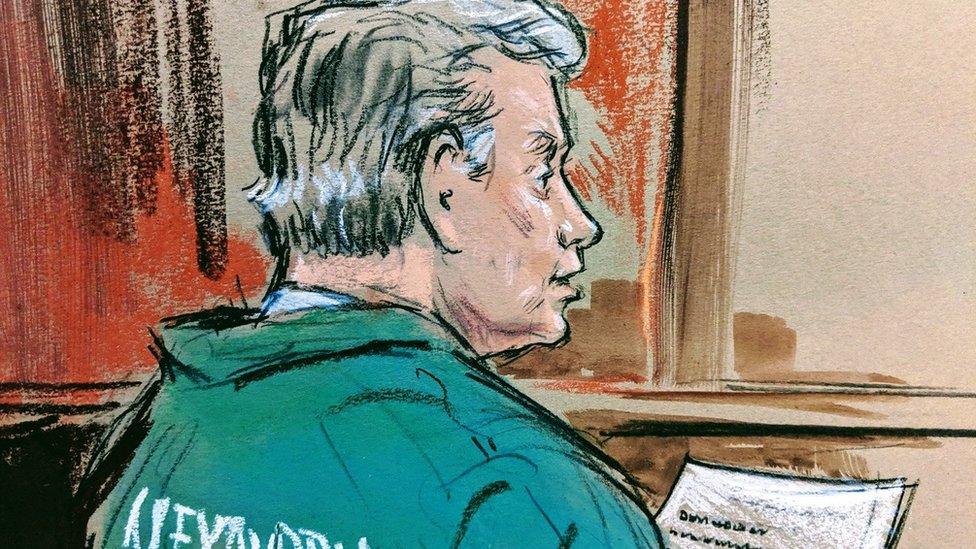 Paul Manafort court sketch