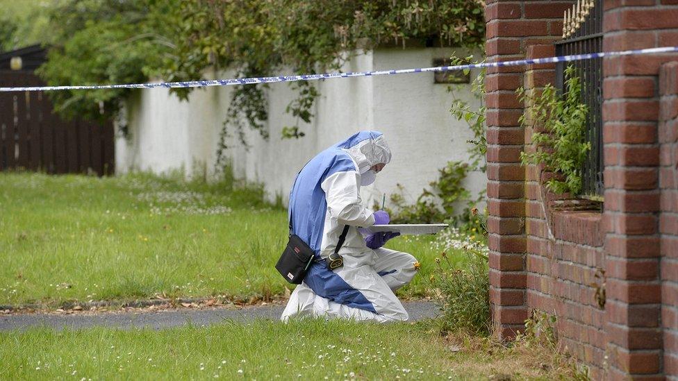 Portadown murder scene