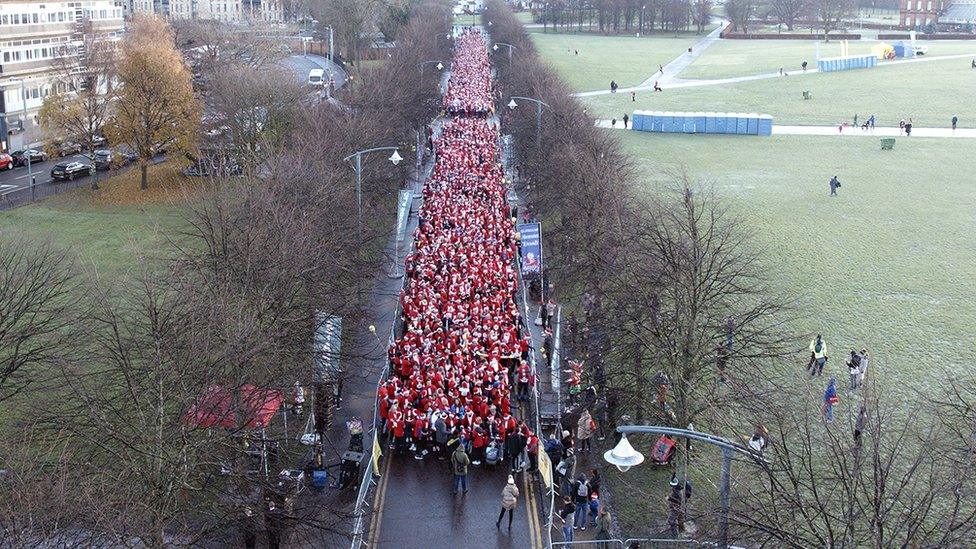 Santa Dash, Glasgow