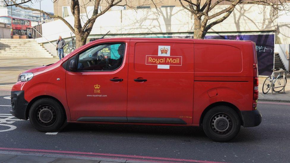 Royal Mail van in London