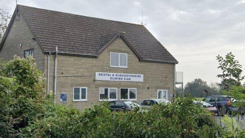 External view of Bristol and Gloucestershire Gliding Club at Nympsfield Airfield