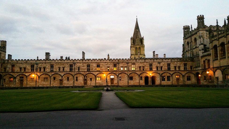 Christ Church by night