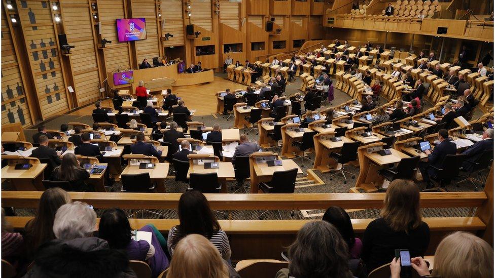 scottish parliament chamber