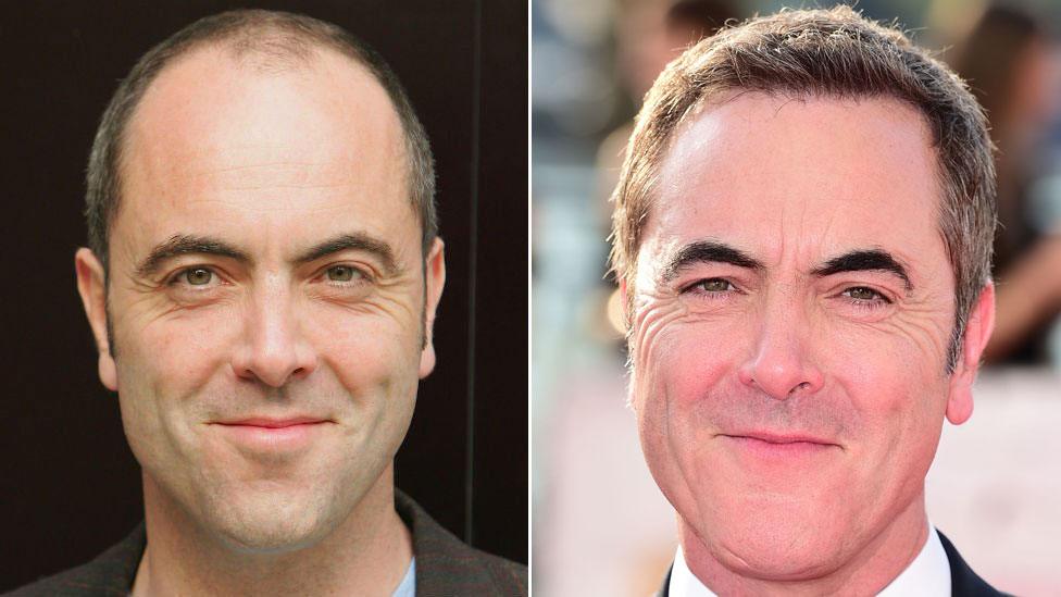 James Nesbitt in 2005 (left) and 2016 (right)
