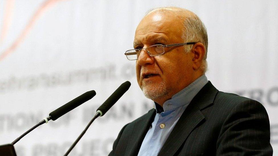 Oil Minister Bijan Namdar Zanganeh