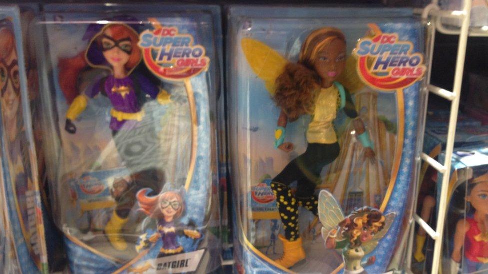 Dolls at Toys R Us in Nottingham