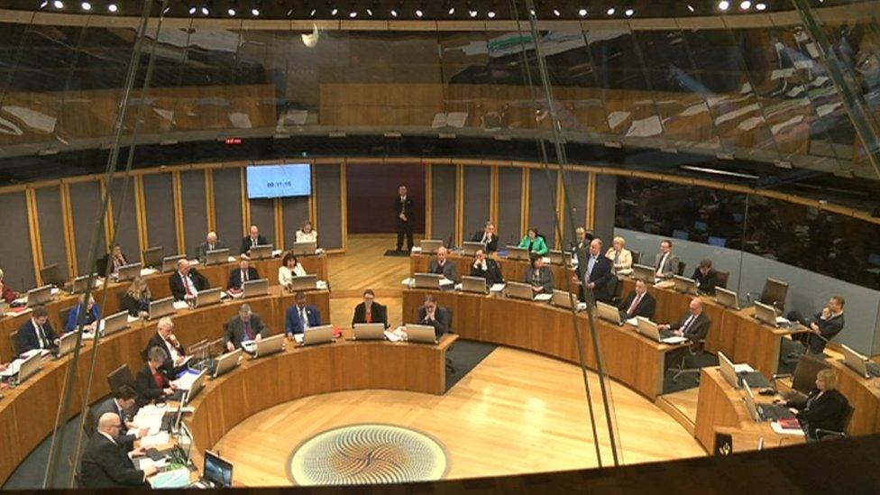 Senedd chamber