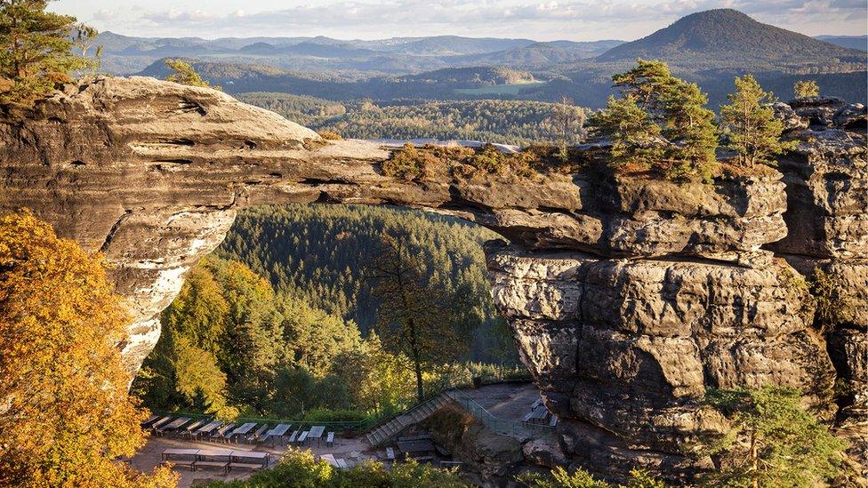 Pravcice Gate is the biggest naturally formed rock arch in Europe