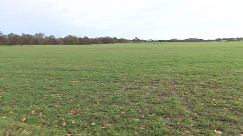 Land at Cleve Hill, Kent, where the solar park is proposed