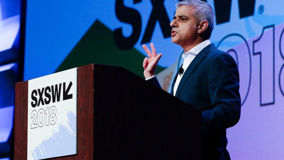 London Mayor Sadiq Khan