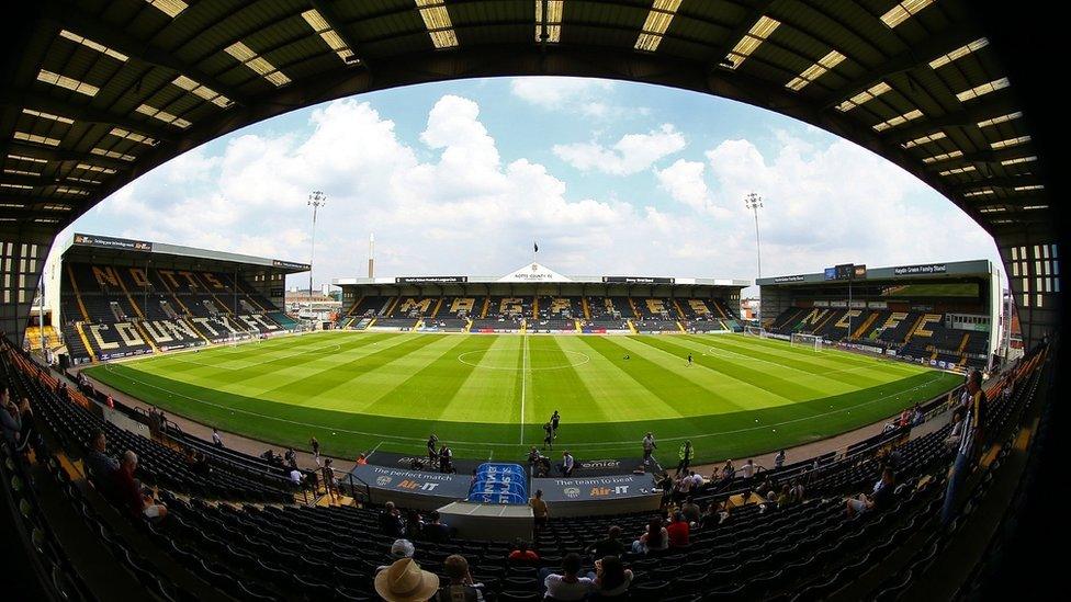 General view of Meadow Lane