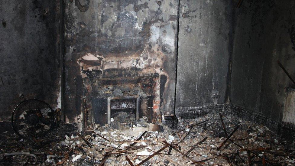 Fire damage