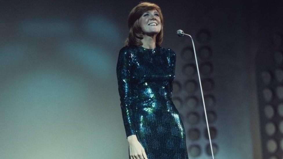 Cilla Black performing