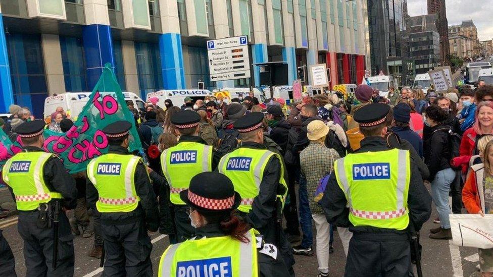 Scottish Power protest