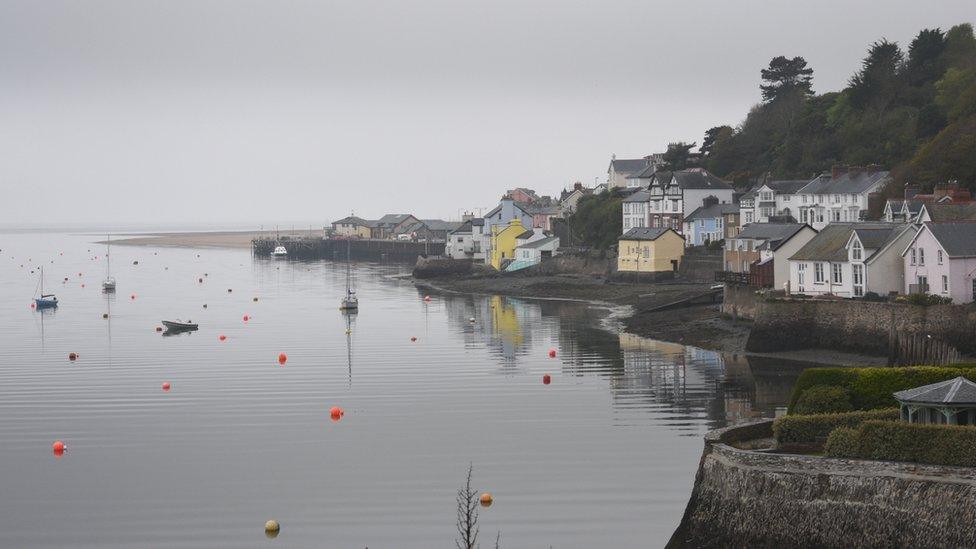 Misty morning at Aberdyfi, Gwynedd