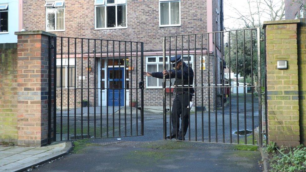 Police activity outside a property on Leigham Court Road, Streatham, following the terror attack in Streatham High Road, south London