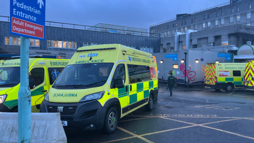 Derriford Hospital's emergency department