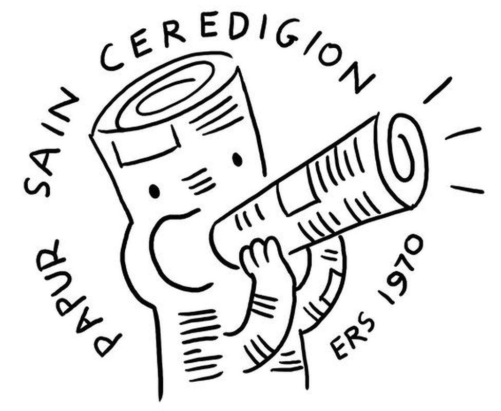 Logo Papur Sain Ceredigion