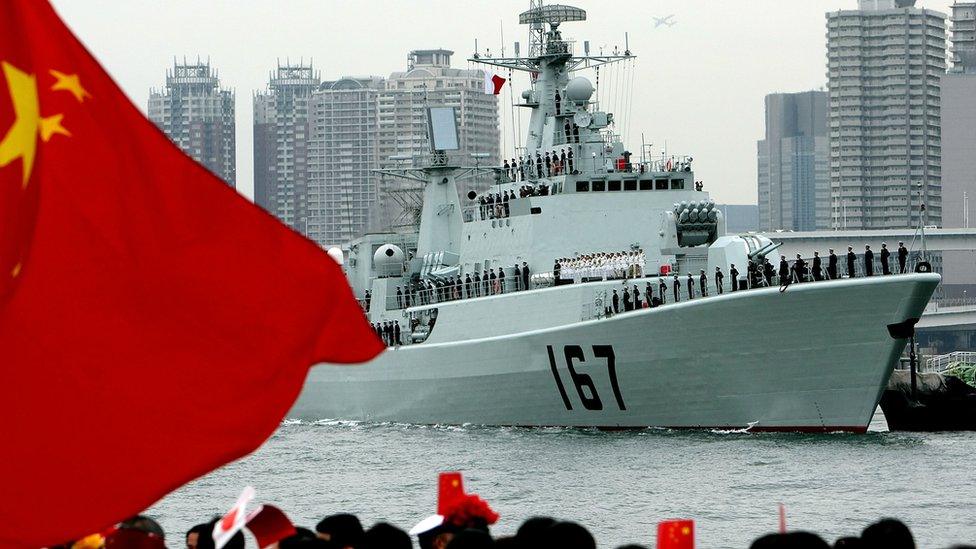 US allies have expressed concern about the growing power of the Chinese Navy