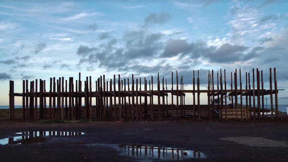 Skinningrove bonfire