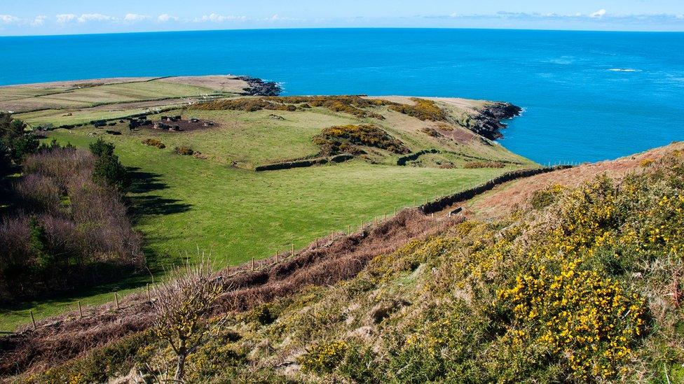 Fields on Bardsey Island, Gwynedd