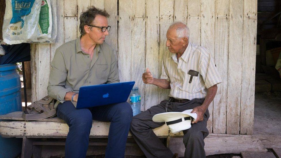 Man talks to Dan Buettner