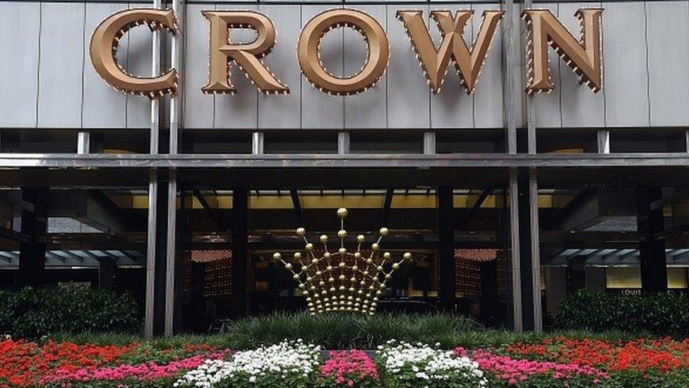 Crown casino in Melbourne