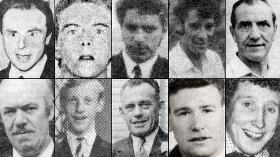 Ten men died after gunmen ambushed their minibus in 1976