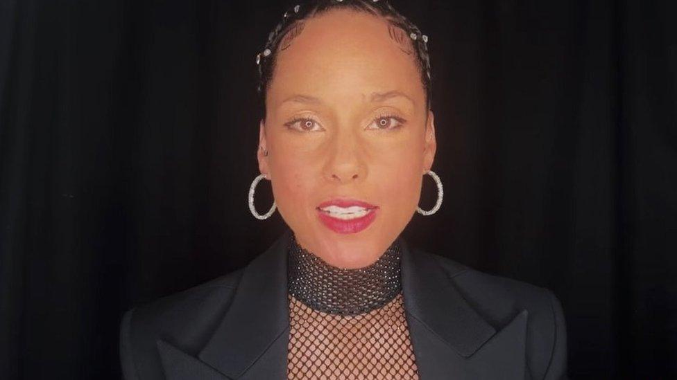 Singer Alicia Keys