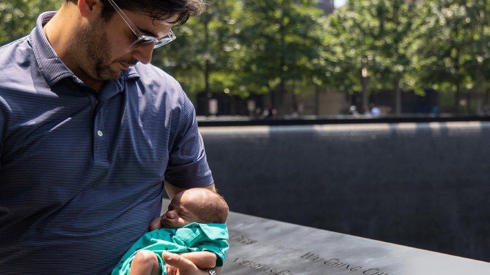 Jonathan Egan says this will be his first 9/11 anniversary as a father