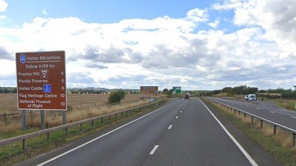 A1 near Dunbar