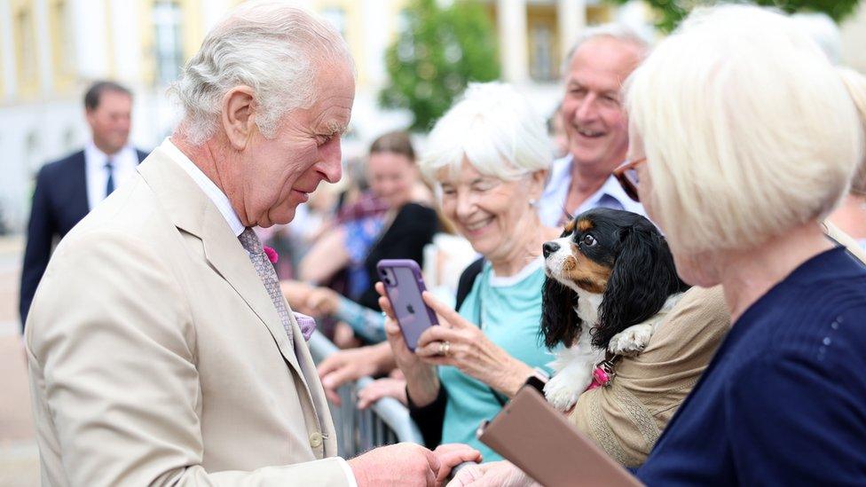 King Charles in Poundbury 27.6.23