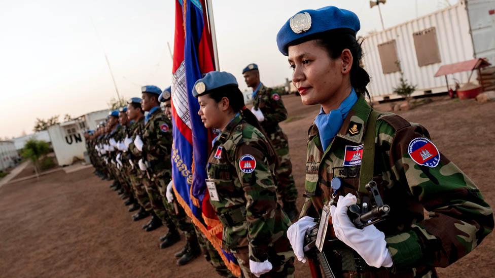 Cambodian UN peacekeeping troops in Mali