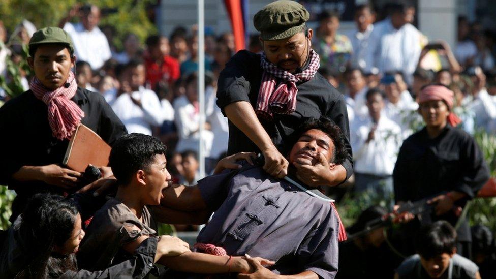 Cambodians mark the National Day of Remembrance, known as the Day of Anger