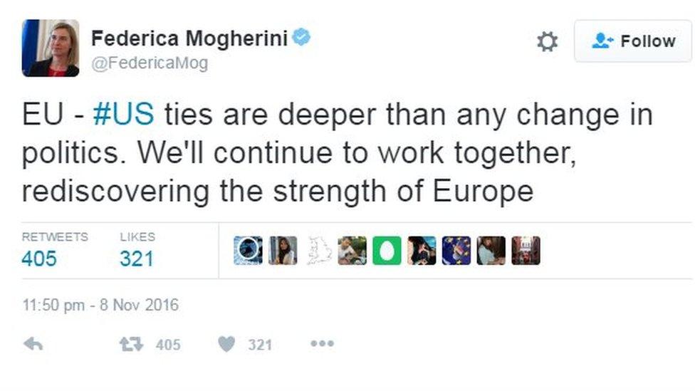 Federica Mogherini tweet