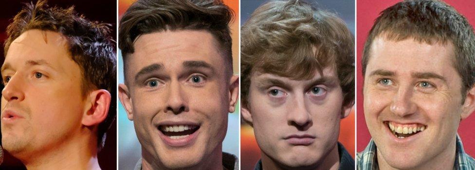 John Robins, Ed Gamble,James Acaster and Lloyd Langford