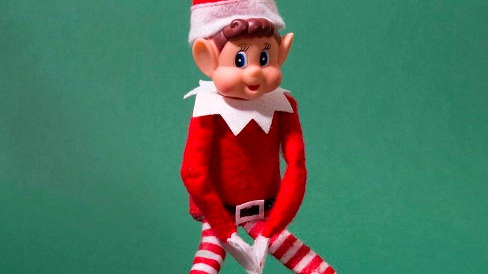 Poundland's naughty elf