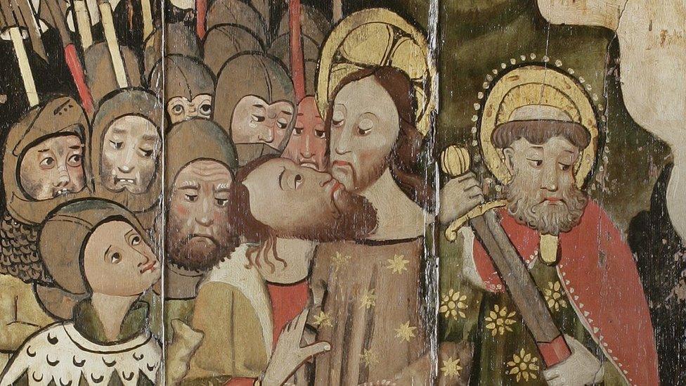 Detail of The Kiss of Judas