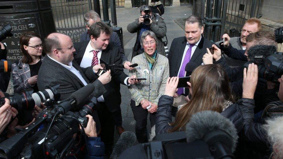 Rohan Beyts outside court