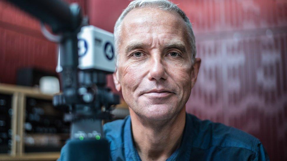 Eddie Mair in Radio 4 studio