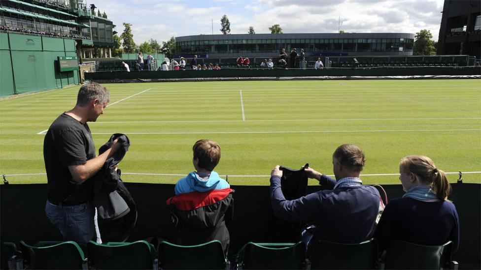 Courtside at Wimbledon