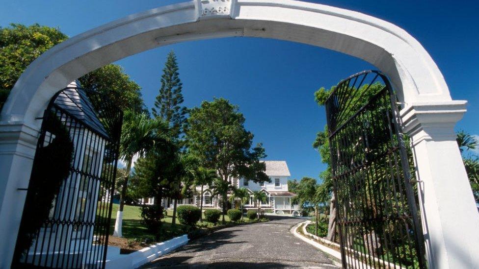 Governor General's house in Castries, St. Lucia