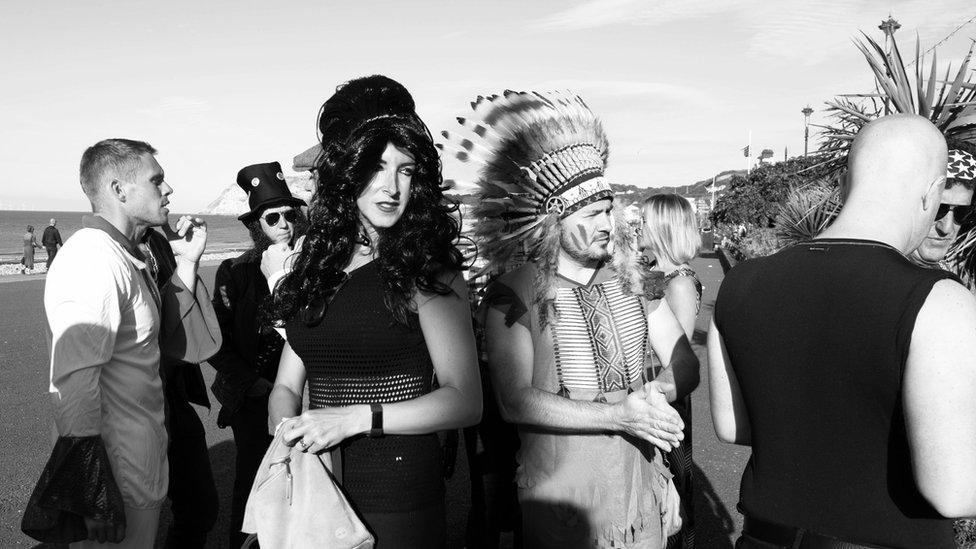 A fancy-dress retirement party in Llandudno