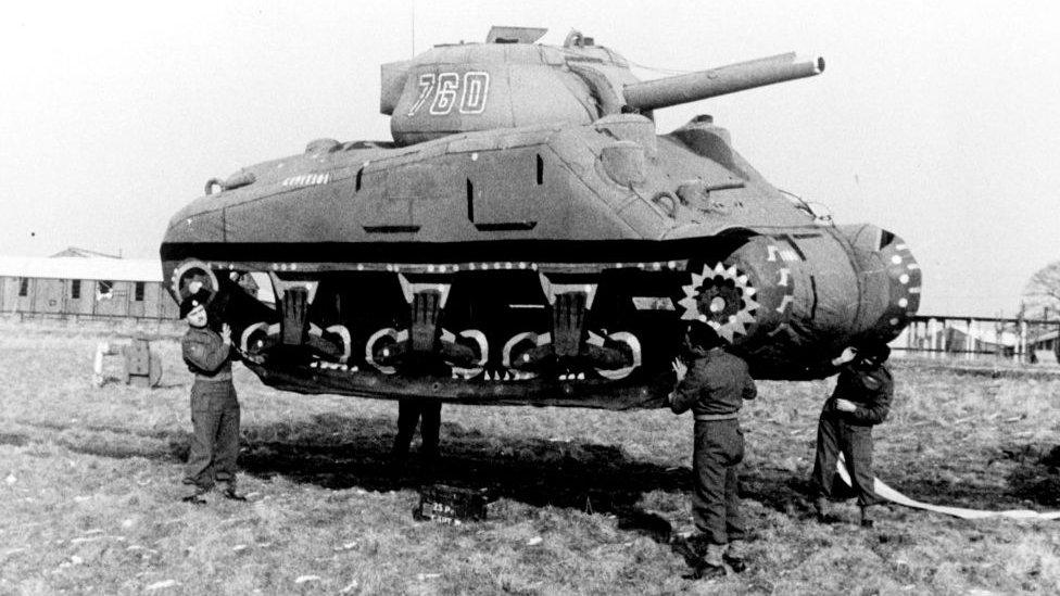 Inflatable tank in 1939