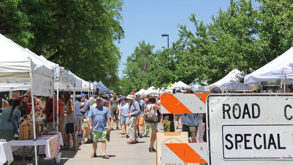 Boulder's weekend farmer's market