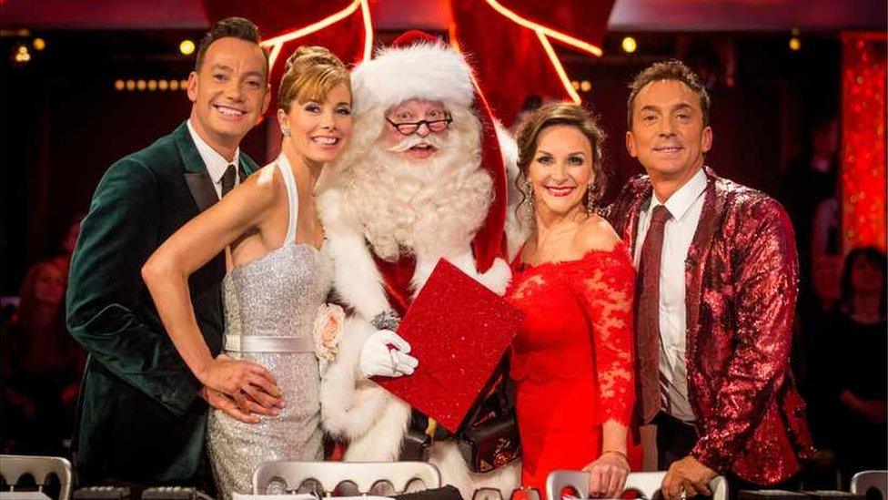 鶹ҳ Strictly judges with Santa