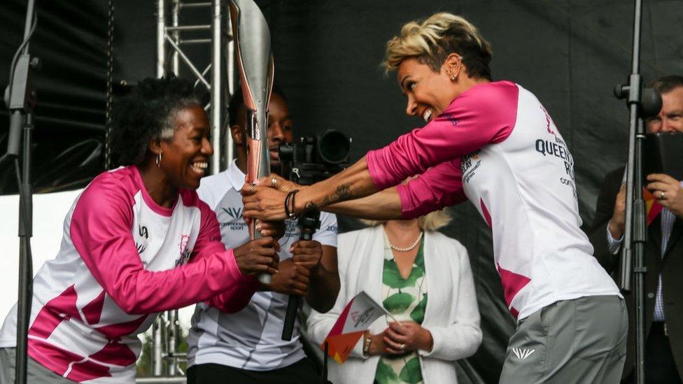 Baton Relay at Tonbridge Castle