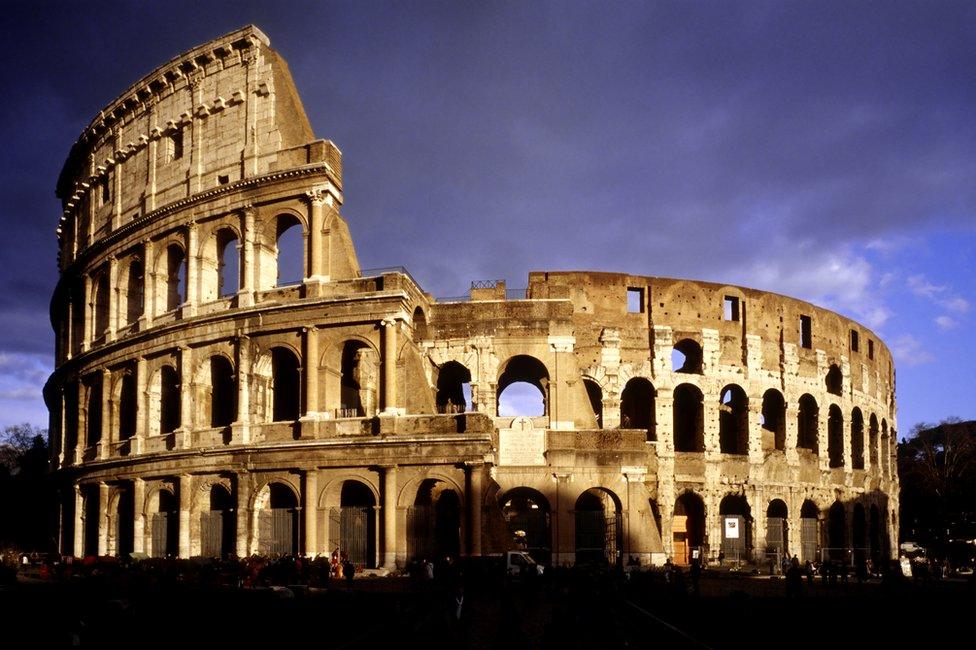 The Colosseum in Rome