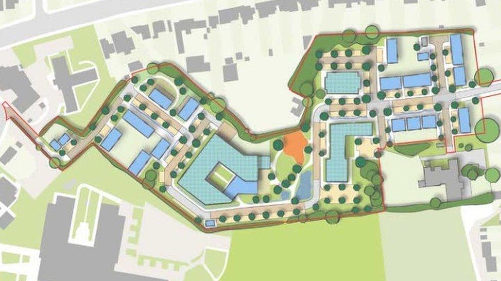 Plans for 200 new homes